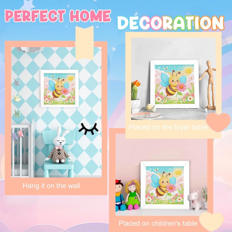 Nardoll Diamond Art Kits with Wooden Frame - Arts and Crafts - Dimond Art Painting by Numbers - GEM Art for Beginners Adult Home Wall Decor - Image 4